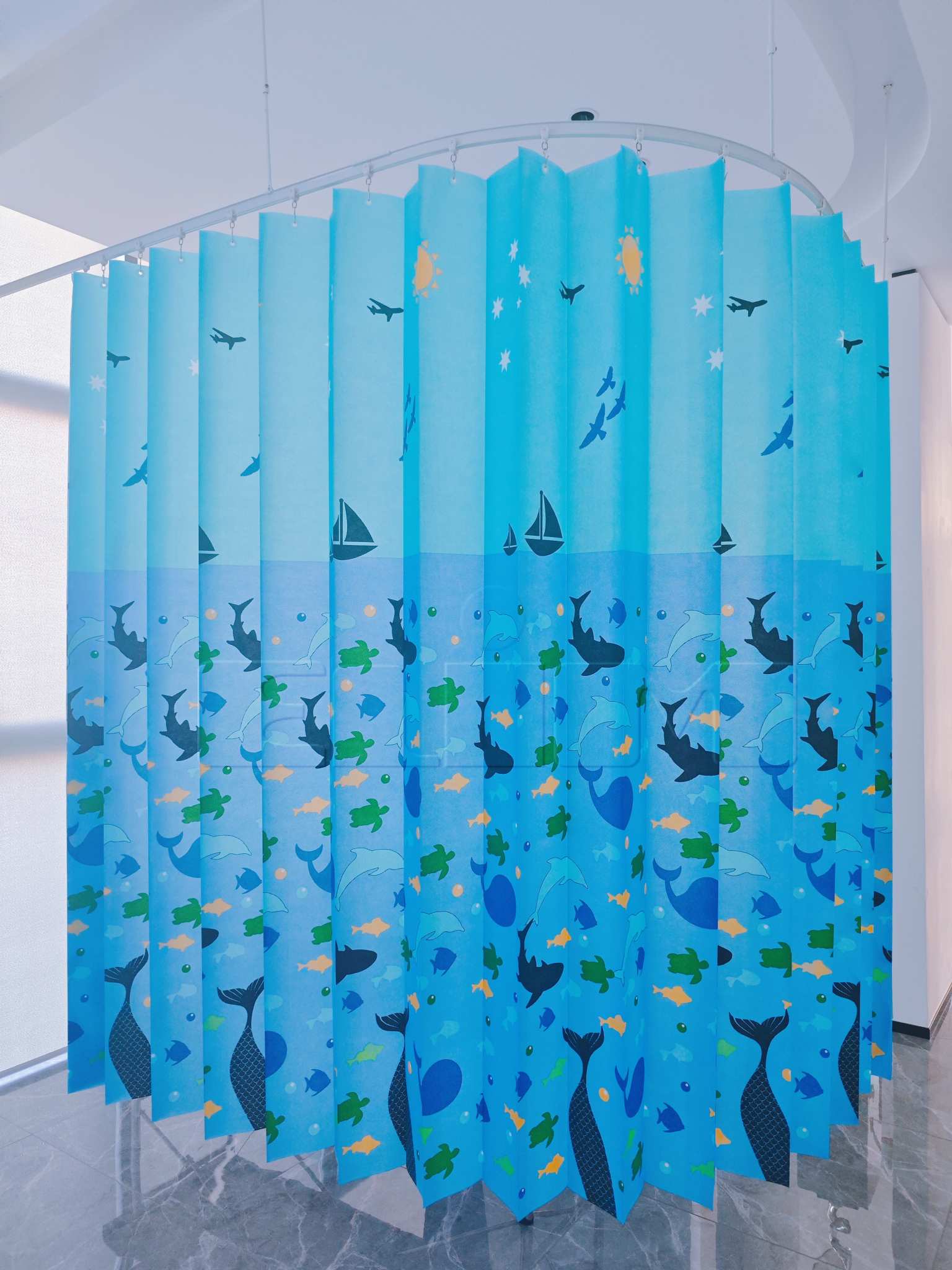 Pediatric Antimicrobial Hospital Curtain